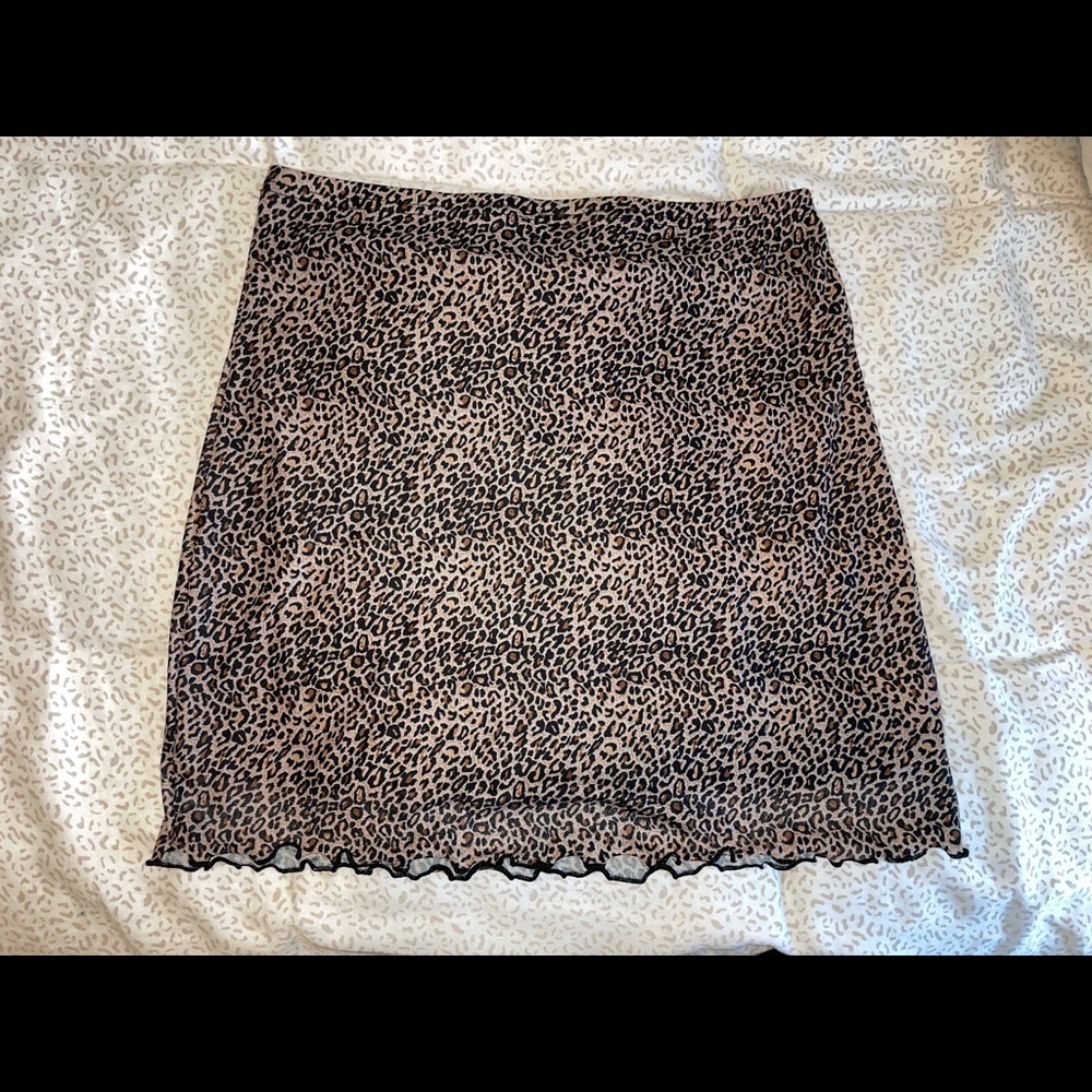 Animal Print Skirt